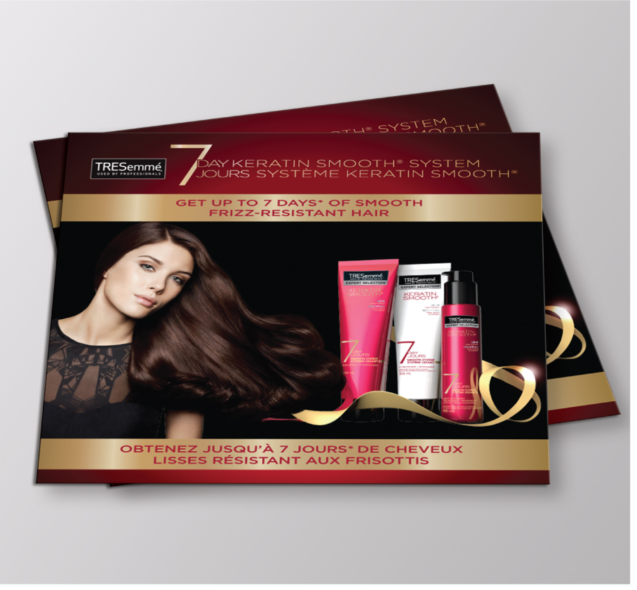 7 Day Keratin Smooth Sampling Brochure Front Page