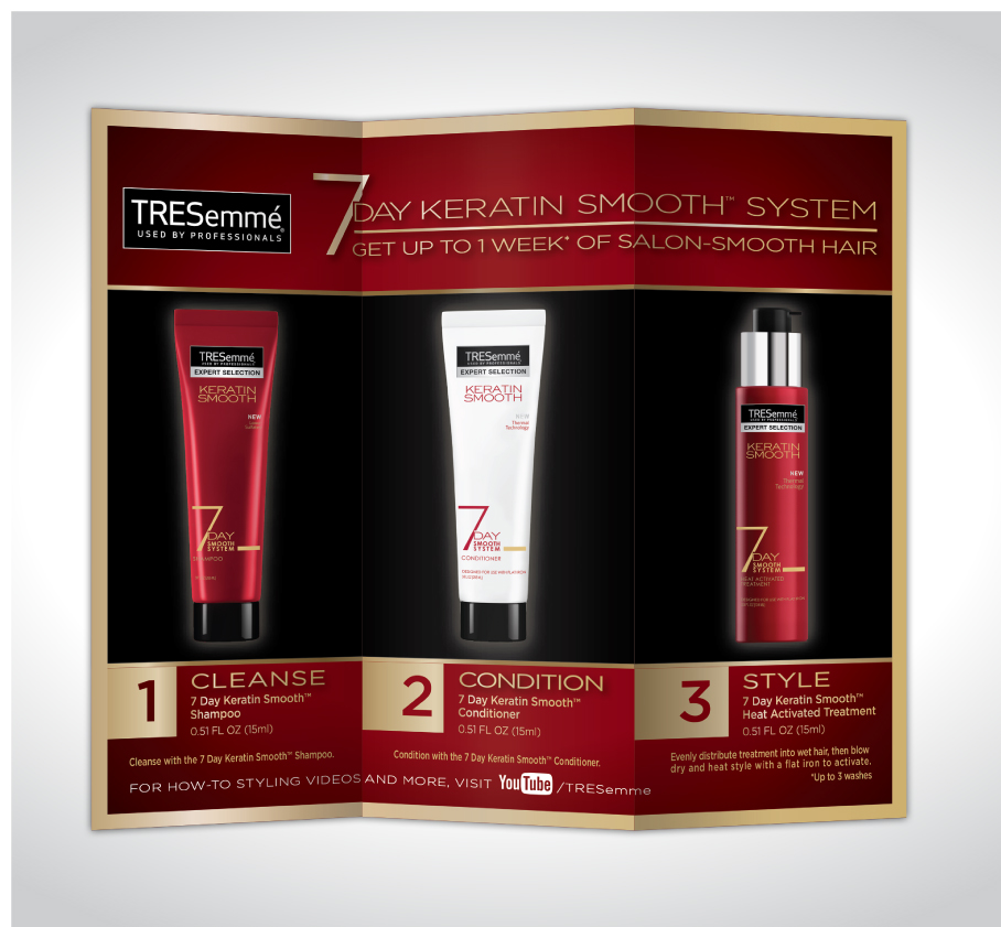 7 Day Keratin Smooth Samples